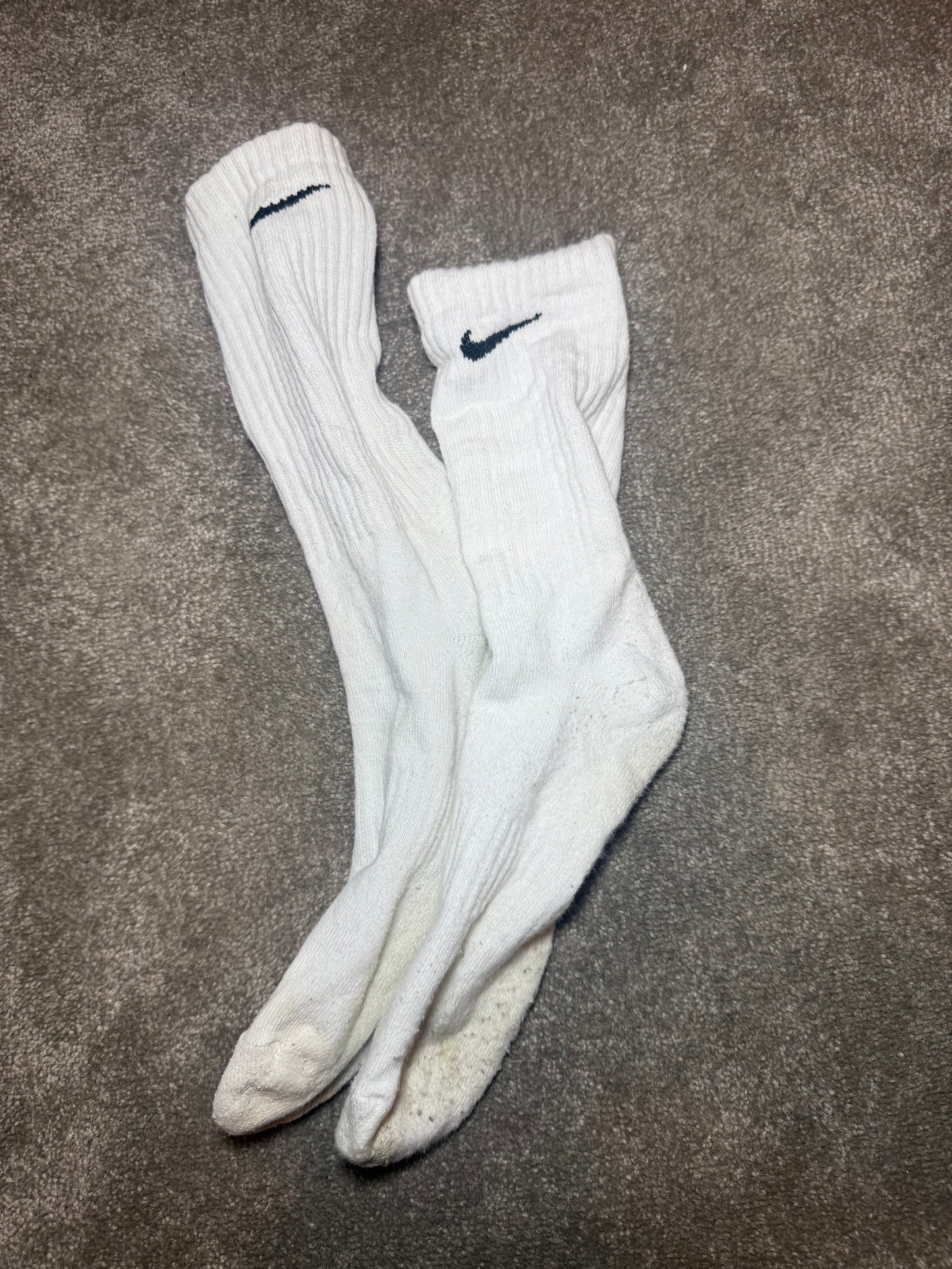 Worn socks (casual wear)