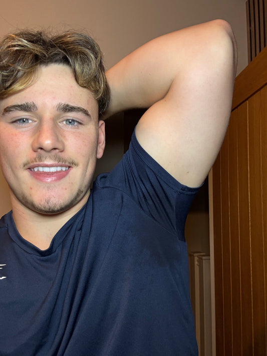 Sweaty gym top